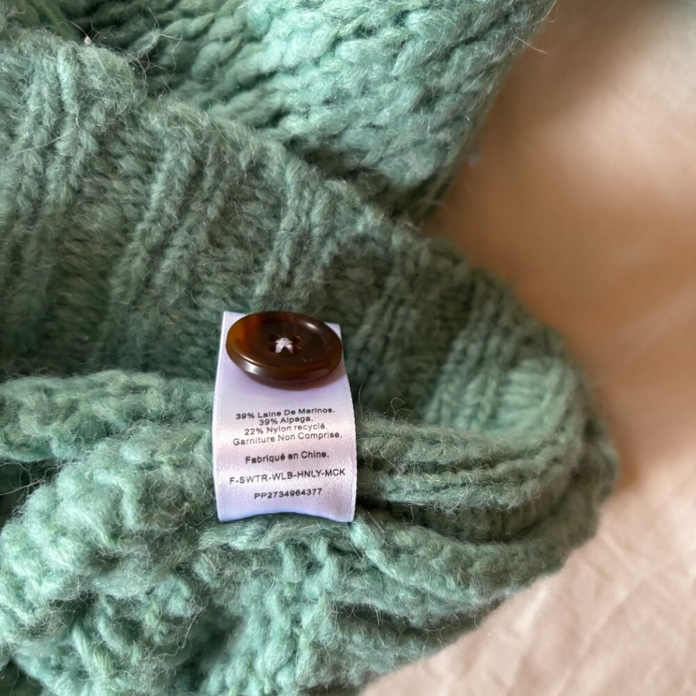 Everlane Medium Green Mist Sweater - Picture 3 of 5